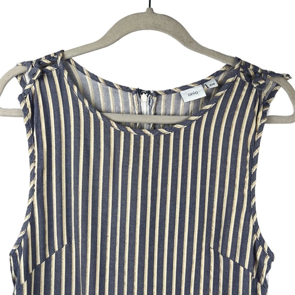 Onia Dress Women’s Medium Striped Marina Cover Up - Picture 3 of 6